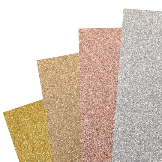 Glitter Metallic Cardstock Paper Pad by Recollections™, 12" x 12"